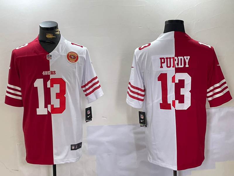 Men San Francisco 49ers #13 Purdy red 2025 Nike Limited NFL Jersey style 54